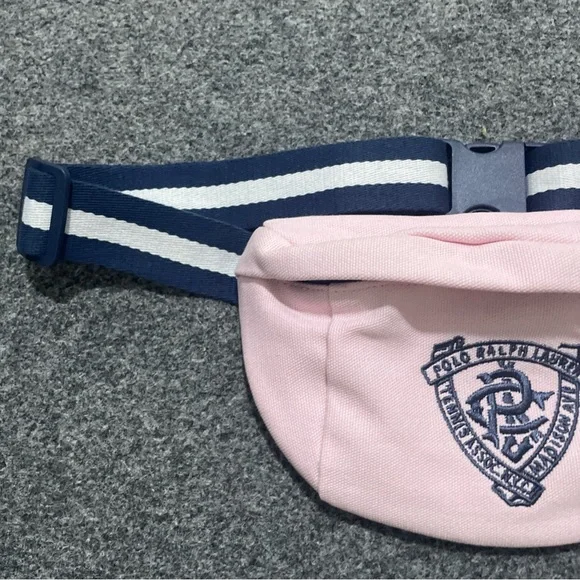 Polo Ralph Lauren Fanny pack pink canvas - Picture 2 of 7